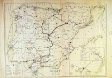 Carta telegráfica de España e Islas Baleares y Canarias