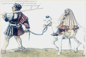 Caminantes moriscos (Hoefnagle, s. XVI )