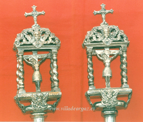 Cetros de la Mayordomía del Stmo. Cristo del Olvido. . Orgaz (Toledo)