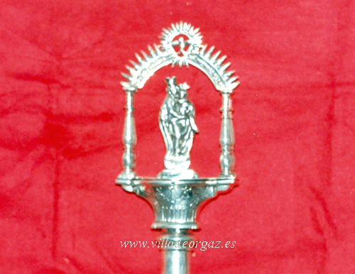 Cetros de la Hermandad de la Virgen del Socorro . Orgaz (Toledo)
