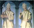 San Hugo y otro santo obispo