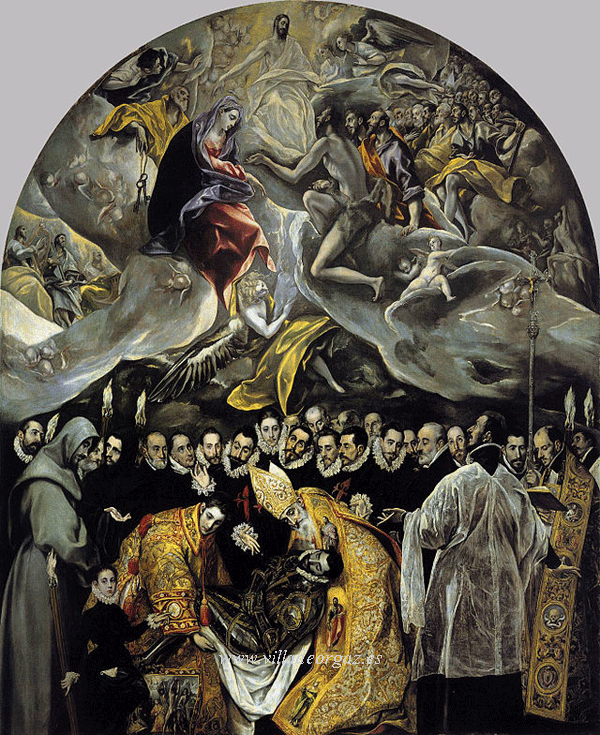 El entierrro del Señor de Orgaz. El Greco