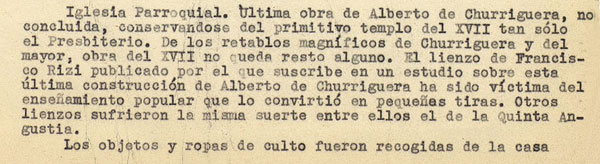 Orgaz. Informe Chamoso  1939
